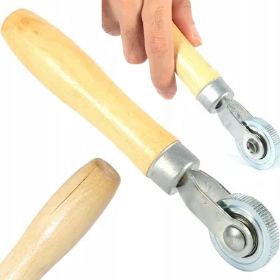 Image de Rosfix Rouleau de Pression en Bois 6 mm – Rouleau de Précision avec Roulement à Billes de 6 mm | Poignée Ergonomique