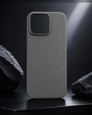 Obrázek produktu pro Pouzdro pro iPhone 16 Pro s technologií MagSafe – ochranné pouzdro s designem imitace karbonu – značka LUNØIR