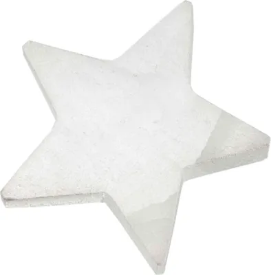 Produktbild von Selenit Stern Platte 10x10cm – Sternförmige Kristallplatte für Schmuck und Deko