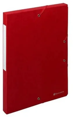 Archivbox aus Karton, rot, 10 Stück, 25x33 cm