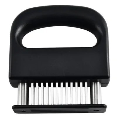 Produktbild von Fleischzartmacher mit 48 Klingen, Fleischklopfer aus Edelstahl, Steaker mit manueller Federmechanik - TENDOMEAT