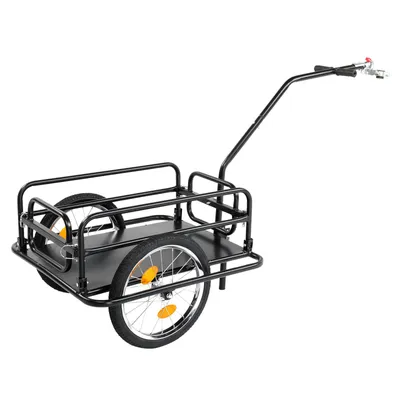 Immagine prodotto di Rimorchio per bicicletta FCH per 60 kg di carico, carrello di trasporto, carrello per bicicletta, rimorchio per bicicletta