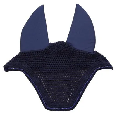 Produktbild von Kentucky Horsewear Fliegenmütze Wellington Sparkling Soundless Navy Full