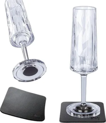 Obrázok produktu pre Silwy KO-CH-C-2, Pohár tvaru flute na sekt, 150 ml, Plast, Priehľadná, Vymazať, Nemecko