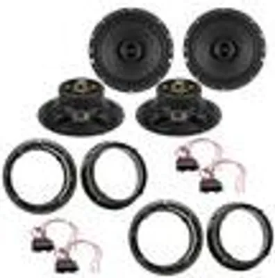 Produktbild von ESX SIGNUM SXE-62 Lautsprecher Einbauset für Passat 3B 3BG Beetle vorne hinten