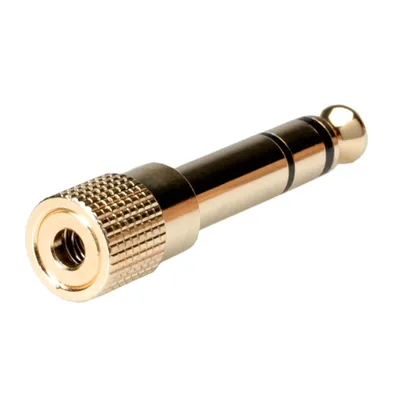 Produktbild von ROLINE GOLD Stereo Adapter 6,35 mm Stecker - 3,5 mm Buchse