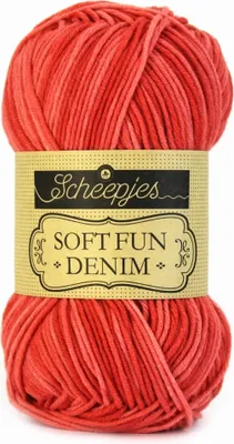 Produktbild von Scheepjes Softfun Denim 50g Rot 505