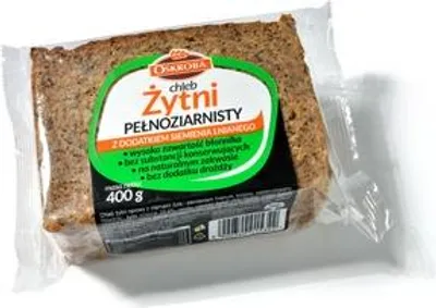 Zdjęcie produktu dla Chleb żytni pełnoziarnisty OSK 400 g