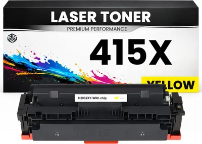 Produktbild von XXL Toner kompatibel für HP W2032X(415X) Color LaserJet M454 M454dn/M454dw.HP Color LaserJet Pro MFP M479 M479dw/M479dn/M479fdw. in Gelb