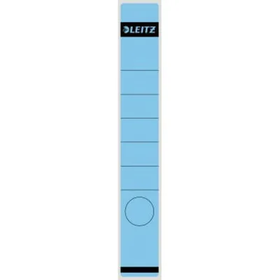 Produktbild von LEITZ Ordnerrücken Etikett 39 x 285 mm lang schmal blau 10 Etiketten
