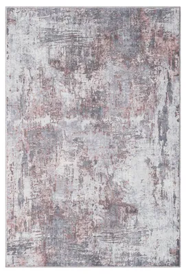 Obrázek produktu pro Koberec MY-RUG, Ishaan, 180x120, omyvatelný koberec šedý, moderní design, pratelný do 30 °C, vhodný pro vnitřní i venkovní použití, obdélníkový tvar