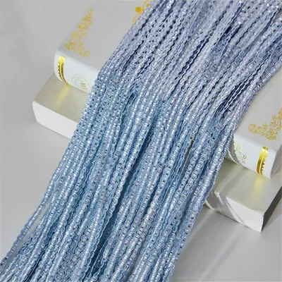 Produktbild von Türvorhang Fadengardine Silber 1x2m Polyester