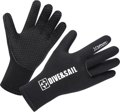 Produktbild von 3mm Anti-Rutsch Neoprenhandschuhe, Tauchhandschuhe, Thermohandschuhe für Wassersport, Größe: S