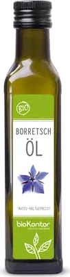 Produktbild von Borretschöl kaltgepresst 250 ml I nativ - 100% rein I Rohkostqualiät von bioKontor