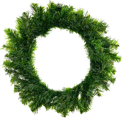 Produktbild von Weihnachtskranz Tannenkranz 50 x 50 x 13 cm – 95 flexible Zweige – Grün