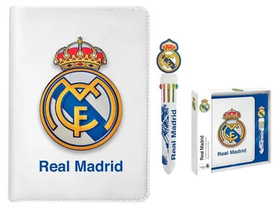 Produktbild von Real Madrid Notizbuch mit Stift