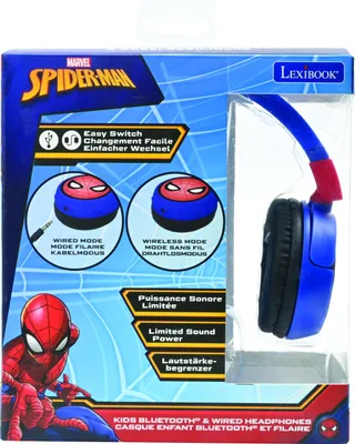 Produktbild von Faltbarer Kopfhörer 2 in 1 SpiderMan Lexibook