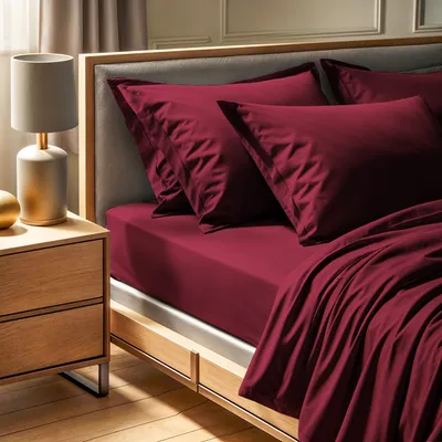 Produktbild von L'Essentiel Linge de Maison, Tonne Rosse - 90, Ranforce Double XL Spannbettlaken (FR) (IT) (ES) (DE), 100 % BAUMWOLLE RANFORCE, Staubige Rose,  140 x 200+30 cm