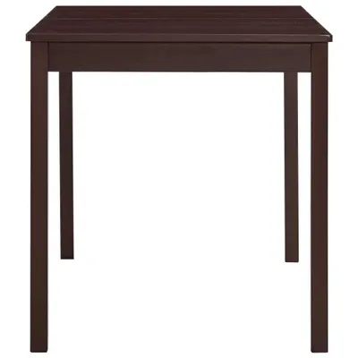 Obrázok produktu pre vidaXL Jedálenský stôl tmavohnedý 140 x 70 x 73 cm Borovicové drevo