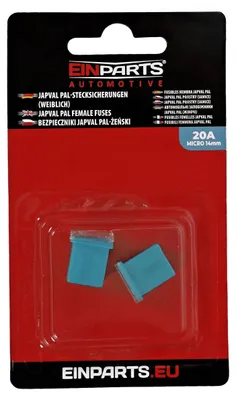 Zdjęcie produktu dla Epfuse27 Bezpieczniki Micro Pal 20A, 2 Szt.