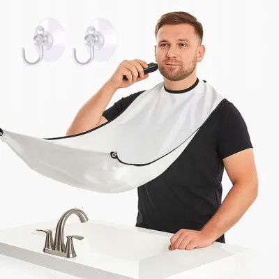 Zdjęcie produktu dla Peleryna Fartuch Do Golenia Brody Zarostu TSG-333 Fartuch do Strzyżenia