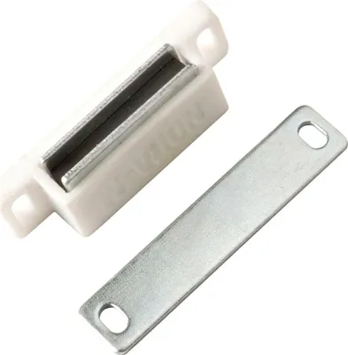 Immagine prodotto di Attaccabrighe magnetico bianco (blister 2 pezzi)