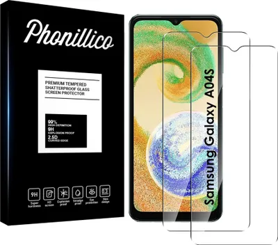 Obrázok produktu pre Tvrdené sklo pre Samsung Galaxy A04S [2 ks] Ochranné sklo Fólia proti poškriabaniu odolná Phonillico®