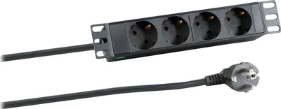 Obrázek produktu pro EFB Elektronik EFB-Elektronik - Vícenásobná zásuvka (montáž do racku) - vstup, vstup CEE 7/7 - výstupní připojení: 4 (CEE 7/3)