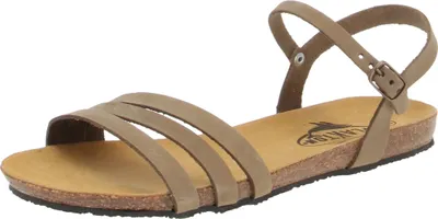 Produktbild von plakton 575080 Mam Alou Nobuck - Damen Schuhe Sandaletten - Kaki, Größe:38 EU