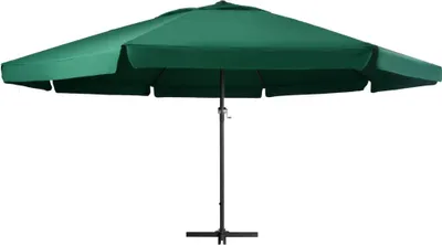 Obrázek produktu pro vidaXL Slunečník s hliníkovým stožárem 600 cm zelený