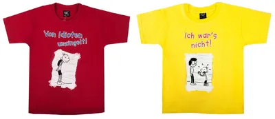 Produktbild von Kinder Fun T-Shirt Greg`s Tagebuch Größe 140 Jungen Mädchen Spaß kurzärmlig neu, Farbe:gelb Ich wars nicht !