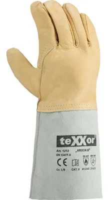 Produktbild von teXXor® Schweißerhandschuhe ARGON III 9, beige