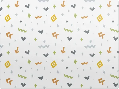 Produktbild von Geometrische Muster – Bodenschutzmatte – Rutschfest – Schutzmatte für Büro – Vinylmatte – Stuhlunterlage – 120 x 90 cm