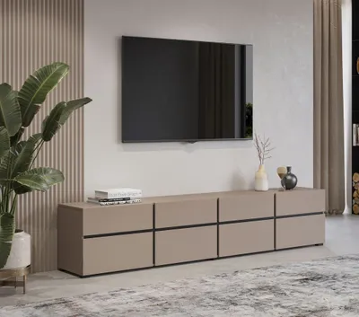 Obrázek produktu pro Široký TV stolek GLENROSE - congo / černý