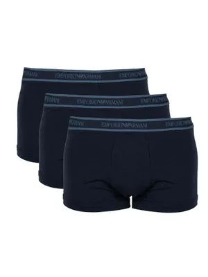 Obrázok produktu pre Emporio Armani Trunk 3 Pack priliehavé boxerky s výrazným pásom s logom monogramu