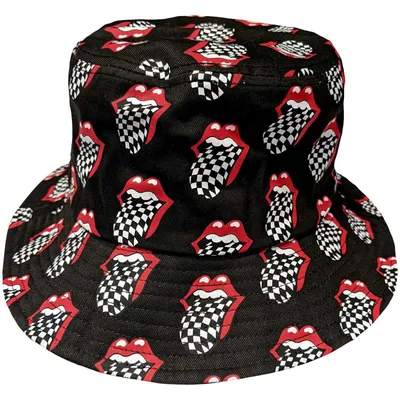 Produktbild von The Rolling Stones Checker Tongue Pattern Hut Charcoal Grey L/XL