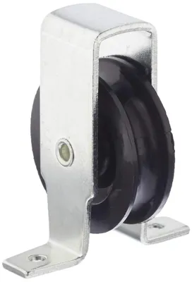 Katrolkoffer, verzinkt, 20 kg, Rolle 40 mm, für 6 mm Seil