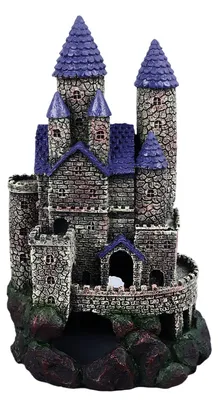 Aquarium Schloss Dekoration aus Harz, 26x16x14 cm, Höhle & Versteck