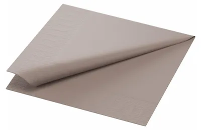 Produktbild von Duni Servietten greige 33x33cm 3lagig 250 Stück