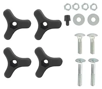 Image de Kit Vis Mancheron 8 X 50 Mm à Ailettes Pour Modèles Castelgarden - Ggp - Stiga. Origine 381008691/0.