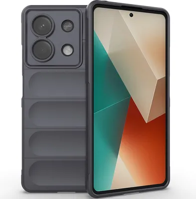 Produktbild von Handyhülle für Xiaomi Redmi Note 13 Weich TPU Silikon Stossfest Anti-rutsch Hülle Dunkelgrau