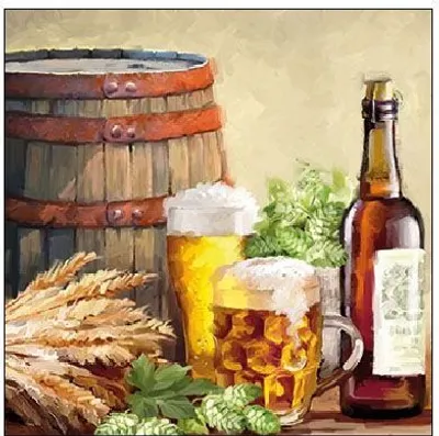 Produktbild von Cocktail Servietten 25 x 25 cm – 3-lagig – 20 Servietten pro Packung