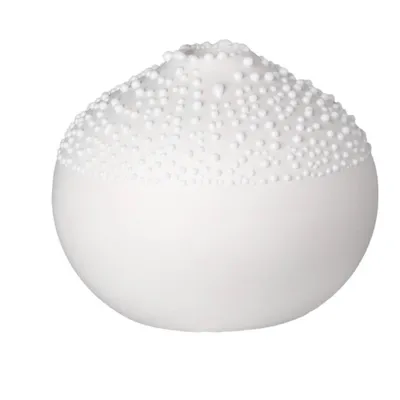 Produktbild von Räder Perlenvase Design 1 weiß, D.6cm, H.5cm