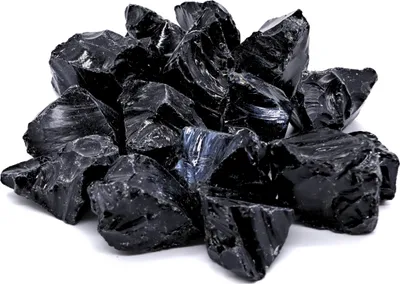 Produktbild von LAVISA Premium Heilsteine Edelsteine Set | Natürliche Kristalle für Dekoration und Wohlbefinden | 100% Natursteine Mineralsteine (Obsidian)