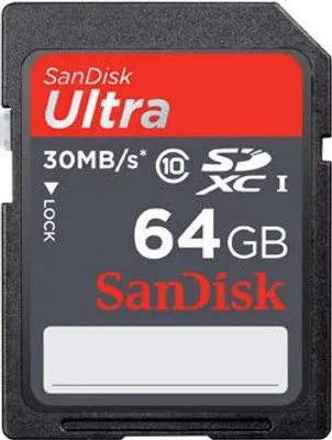 Immagine prodotto di SanDisk 64GB Ultra SDXC UHS-I Classe 10