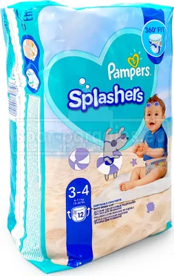 Obrázek produktu pro Pampers 8001090698346 Pampers plavecké pleny Splashers velikost 3 - 4, přenosné balení