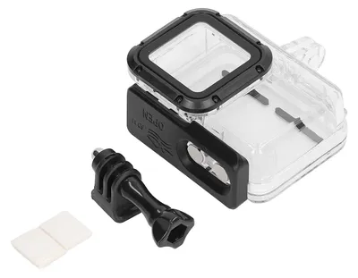 Image de Boîtier étanche pour caméras d'action, résistant jusqu'à une profondeur de 197 pieds, boîtier de plongée protecteur avec film anti-buée pour Insta360 ONE RS 4K
