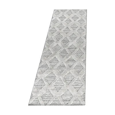 Produktbild von Hochflor Teppich PISA Grau 80 x 250 cm