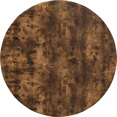Immagine prodotto di vidaXL Piano del tavolo, legno impiallacciato noce affumicato, diametro 50 x 1,5 cm