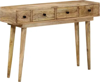 Zdjęcie produktu dla vidaXL Konsola 110x30x75 cm z litego drewna mango